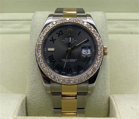 Rolex datejust 41mm diamond bezel